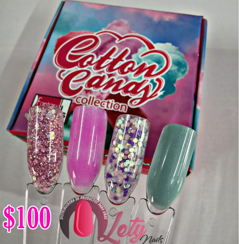 COLECCION ACRILICOS COTTON CANDY FANTASY NAILS